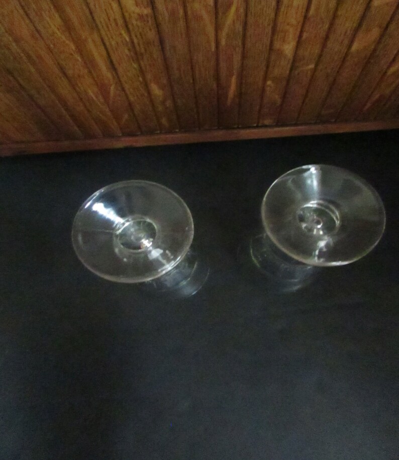 Old Fashioned Ice Cream Soda Glasses Set of 2 Bulbous Float Etsy