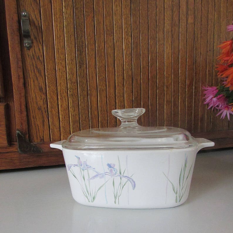 corningware purple iris