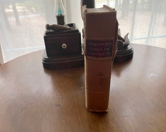 Willistons Cases on Contracts - Volumes 1 OR 2  -A Selection of Cases on the Law of Contracts - 1903 Edition - by Samuel