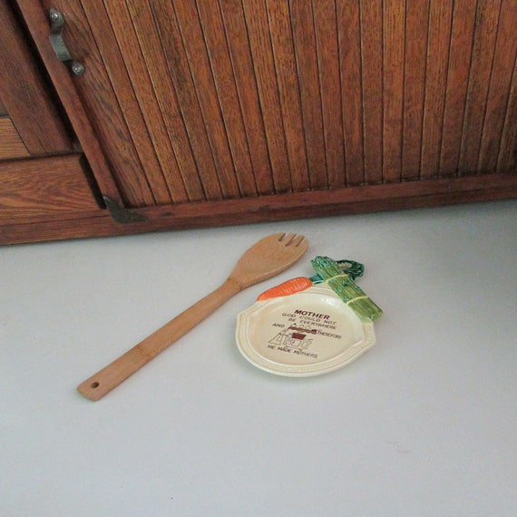 Retro Mom Cooking Spoon Rest