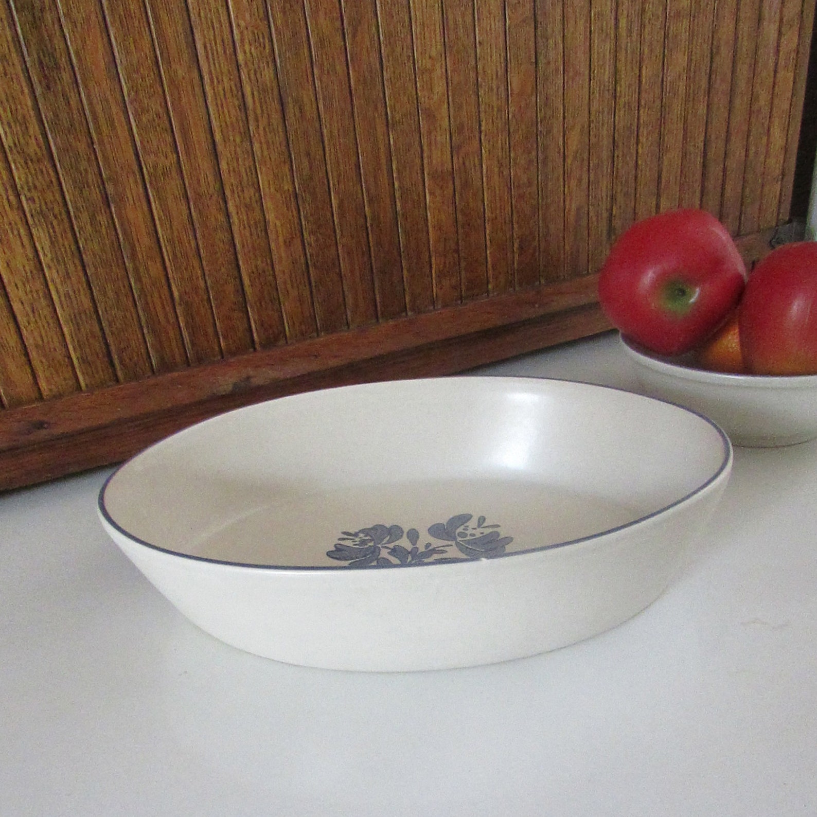 Vintage Pfaltzgraff Yorktowne Baking Dish Medium Oval Baker Etsy