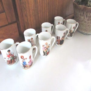 Norman Rockwell Mugs – Set of 2 Mugs – You Choose Set – Norman Rockwell Museum Mugs – Vintage Illustrated 8 Ounce Collectible Mugs