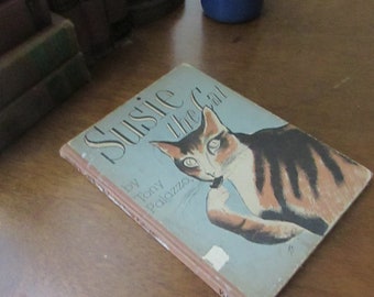 Susie the Cat by Tony Palazzo – Illustrated Children’s Book – The Viking Press – Vintage 1949 Illustrated Hardcover Book