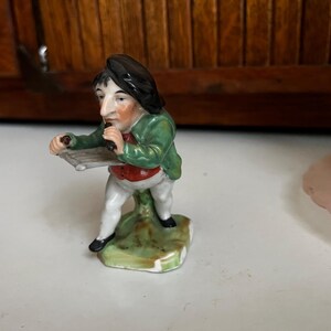 Hunchback Playing Horn Mansion House Dwarf – XX683 Capodomonte Style Crown over N Mark –Vintage Collectible Figurine