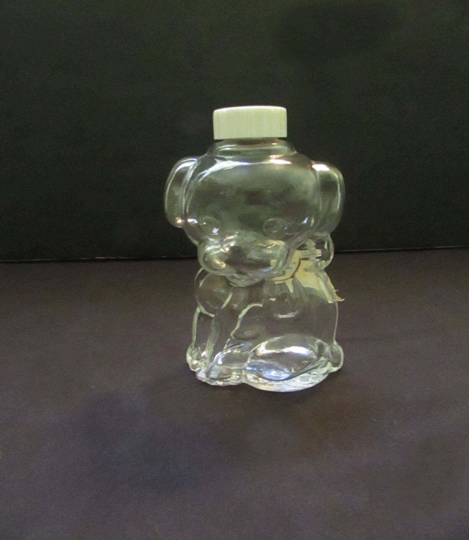 Clear Glass Dog Perfume Bottle Lovable Dog Cologne Decanter Etsy