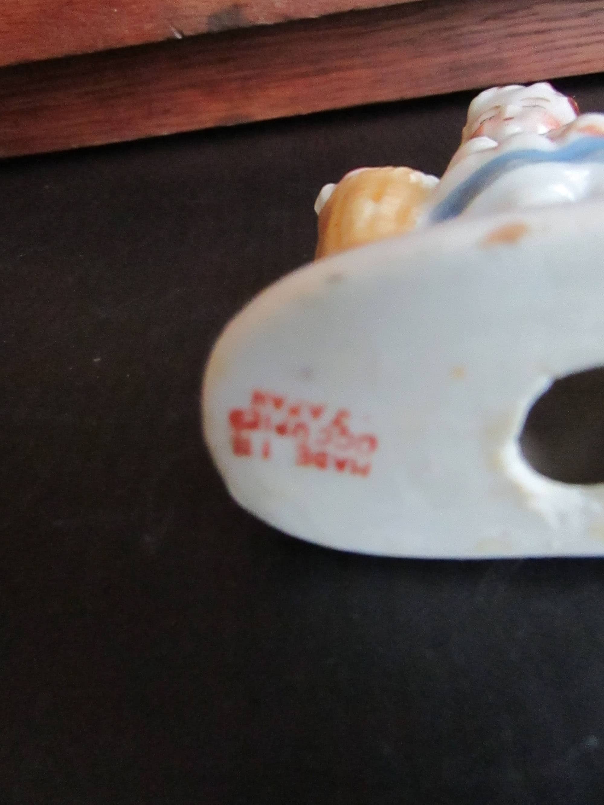 Girl With Flower Basket & Bouquet Figurine – Small Vintage