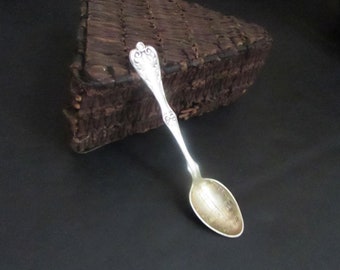 Buffalo Electric Tower Souvenir Spoon – Vintage Buffalo, New York Sterling Silver Souvenir Demitasse Spoon