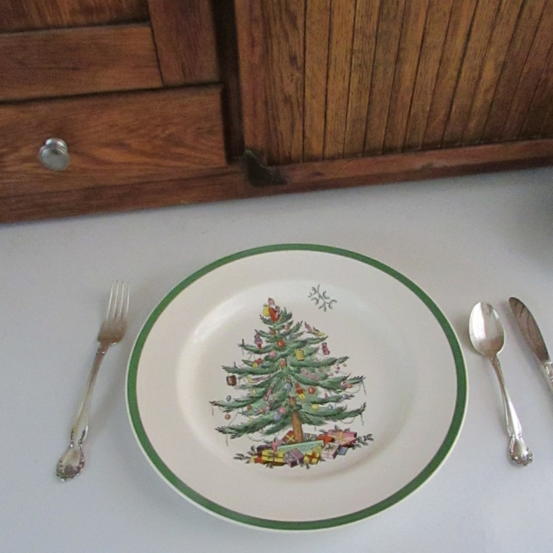 Spode Christmas Tree Pattern - Dinner Plate - Christmas Tree