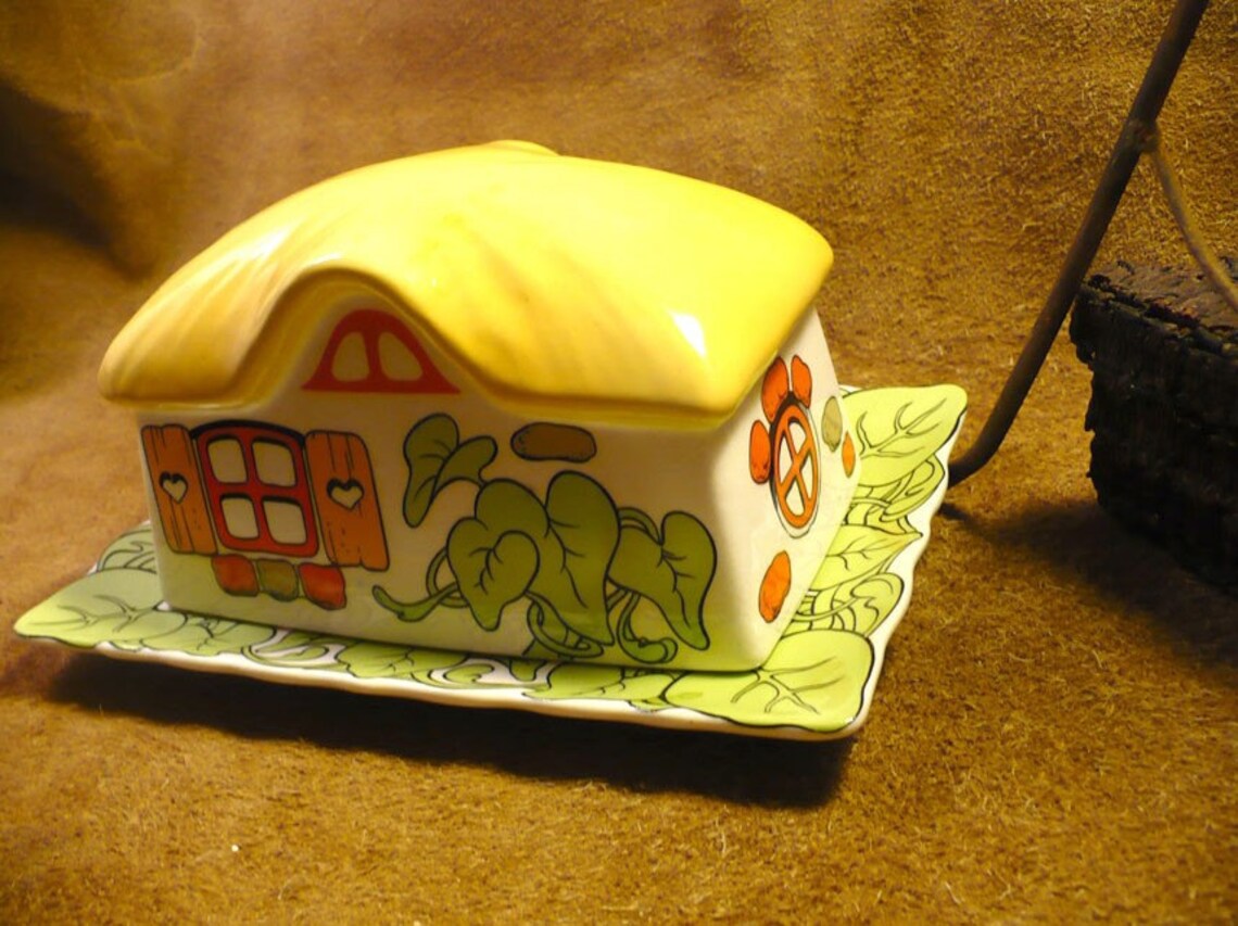 Mickey Mouse Vintage Butter Dish Etsy