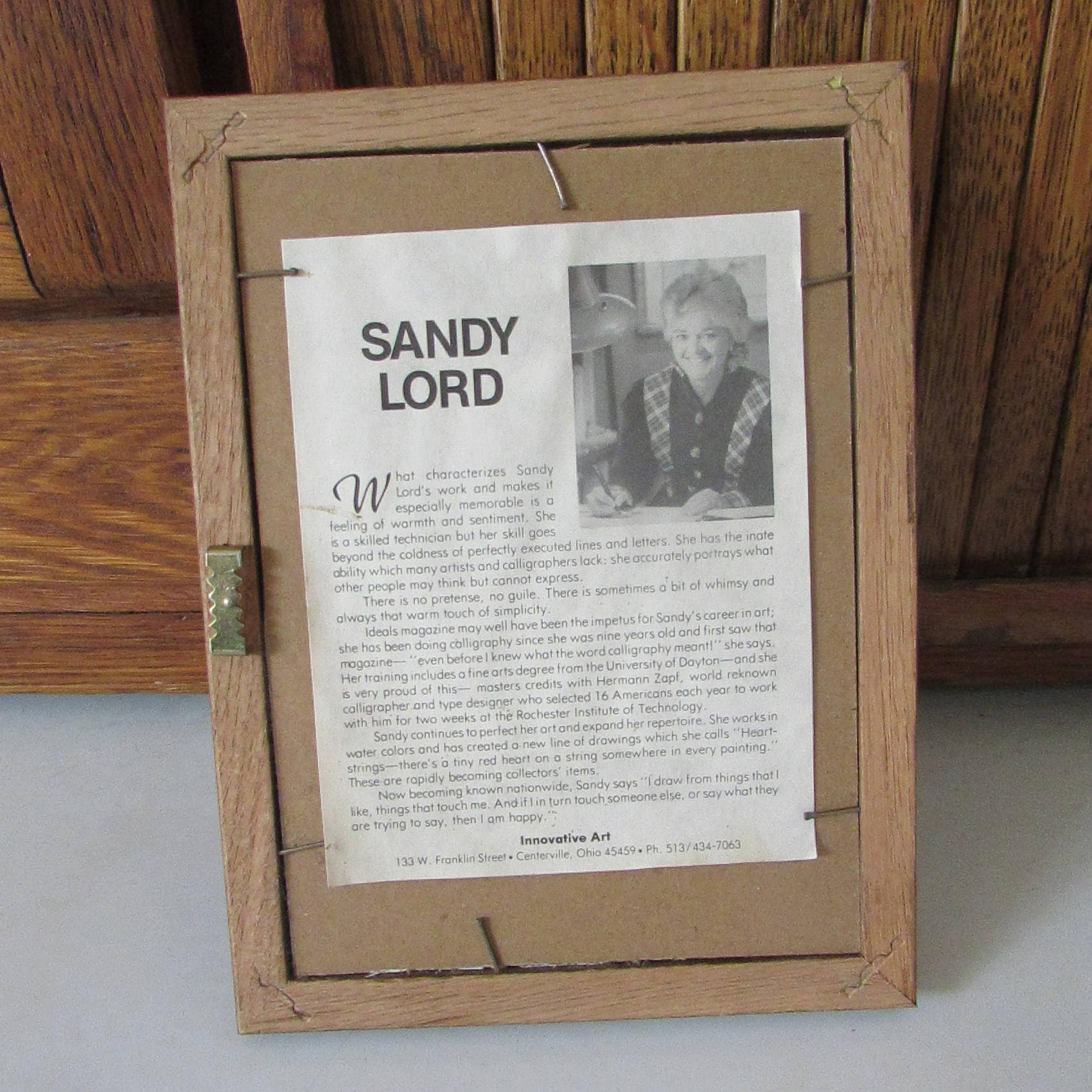 Sandy Lord Collection An Anniversary is a Celebration of the Heart - Framed Amish Watercolor ...