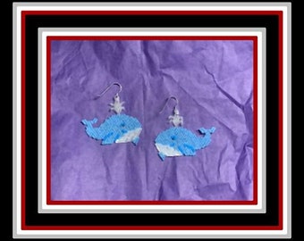 Blue Whale Earring (PATTERN ONLY)