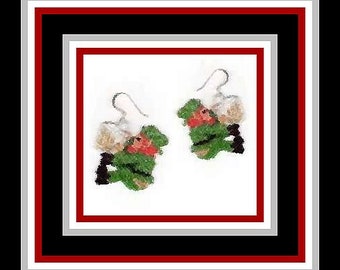 Thirsty Little Leprechaun Earring Bead Pattern PATTERN ONLY