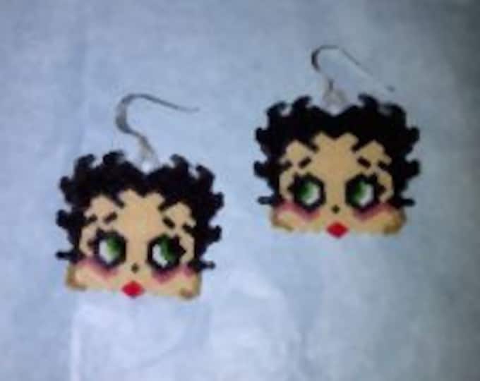 Flapper Girl Beaded Earrings