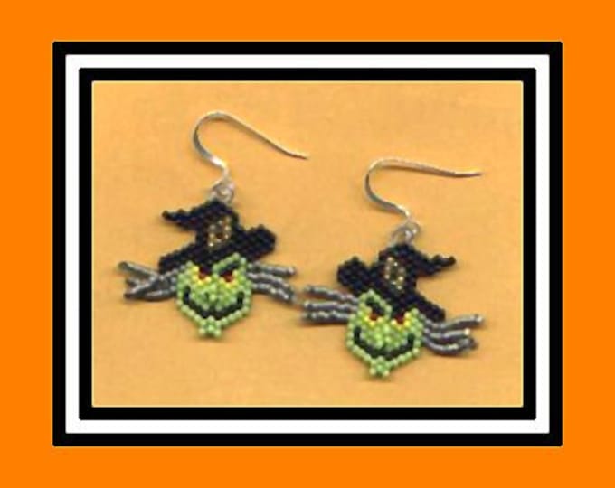 Witchy Poo 2 Earring (PATTERN ONLY)