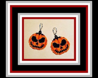 Jack ( Lantern Earring Bead Pattern (PATTERN ONLY)