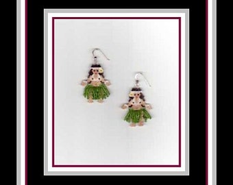 Hula Dancer Earring Pattern (DIGITAL PATTERN ONLY)