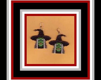 Sher Witch Earring Bead Pattern (PATTERN ONLY)