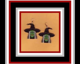 Sher Witch Earring Bead Pattern (PATTERN ONLY)