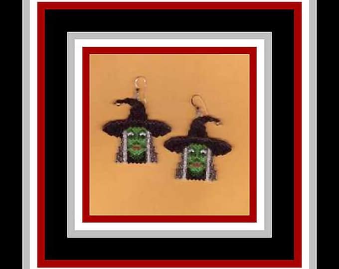 Sher Witch Earring Bead Pattern (PATTERN ONLY)