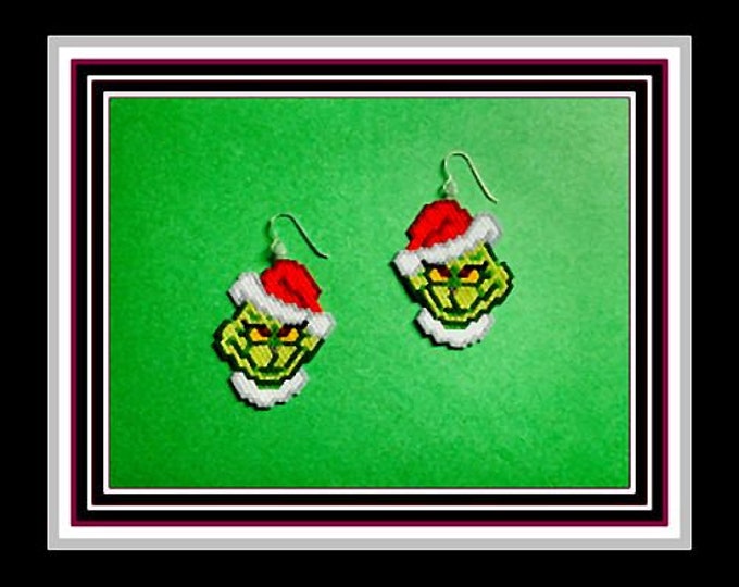 Grouchy Elf Earring (BEAD PATTERN ONLY)