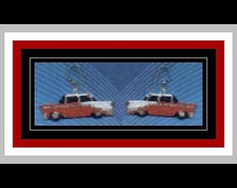 Retro Car Earring Design (PATTERN ONLY)