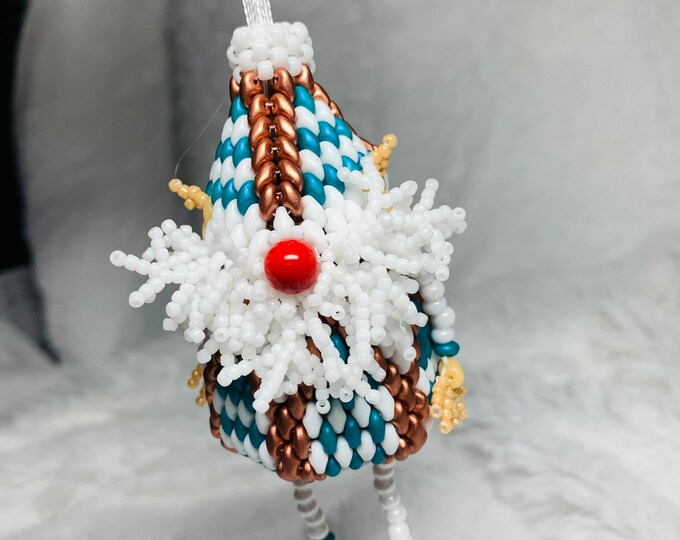 Elf Mini Vessel Beaded Ornament