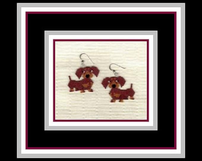 Brown Dachshund Dog (PATTERN ONLY)