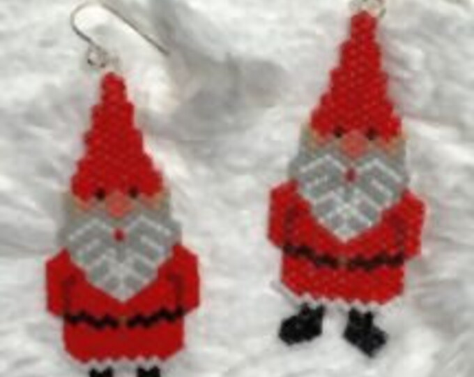 Gnome Beaded Earrings