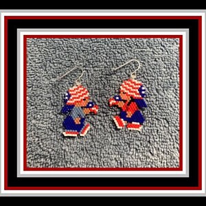 Kid Patriots Beaded Earrings