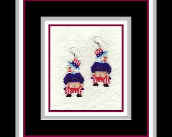 Mooning Sammy Earring BEAD PATTERN ONLY
