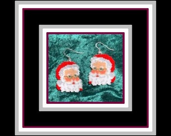 Grampy Christmas Beaded Earrings