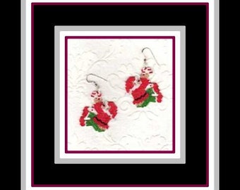 Christmas Elve Clifford Beaded Earrings