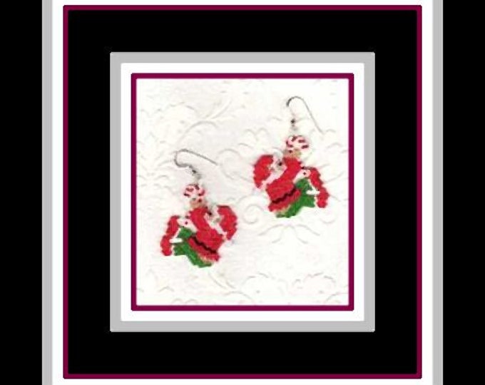 Christmas Elve Clifford Beaded Earrings