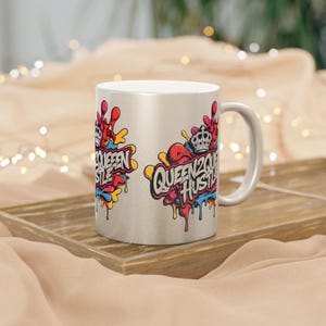 Metallic Mug - Shiny Stainless Steel Coffee Cup - Perfect for Hot Beverages - Unique Gift for Him or Her