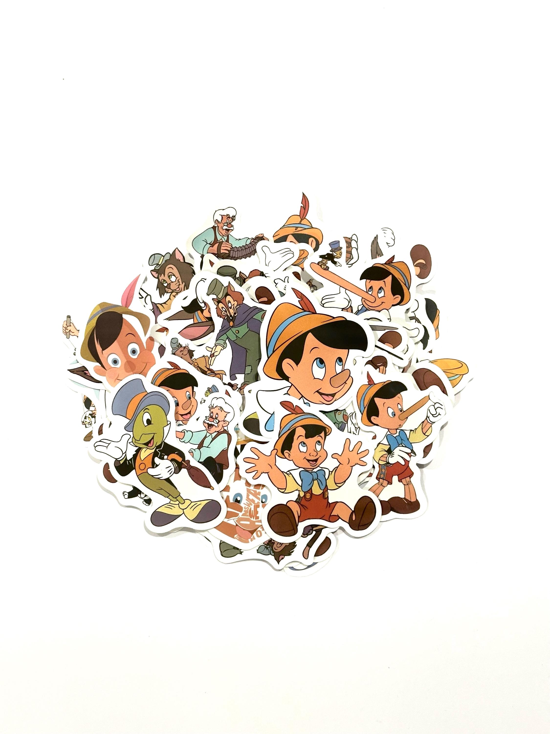 Pinnichio Jr. Sticker Disney Pinocchio Ephemera Set - Stickers, Stamps, Washi Tape, Cut Outs ...
