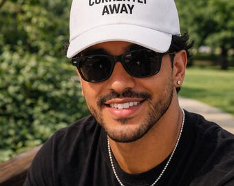 Currently Away Dad Cap | Embroidered Baseball Hat, Relaxed Vacation Hat, the perfect gift.