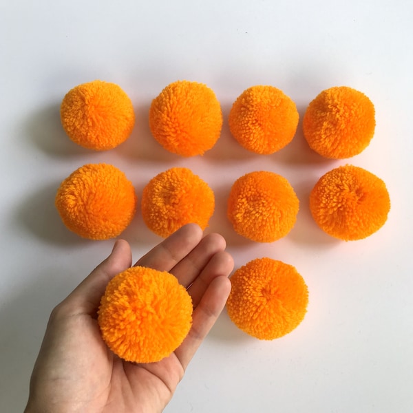 Pompón de hilo de caléndula: decoración bohemia de 5 cm para fiestas