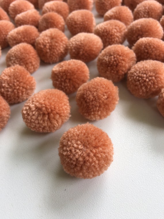 4 Pcs 4cm/5cm/6cm/ 2 Pcs 8cm/10cm Light Brown Pom Pom, Pom Pom