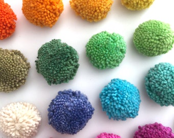 Lot De 130 Mini Pompons De 1 à 3 Cm Pour Travaux Manuels, Boules En Peluche Moelleuses, Guirlande D'accessoires Pour Artisanat, Fabrication De Bijoux, Guirlande De Noël, Chambre D'enfant, Couleurs