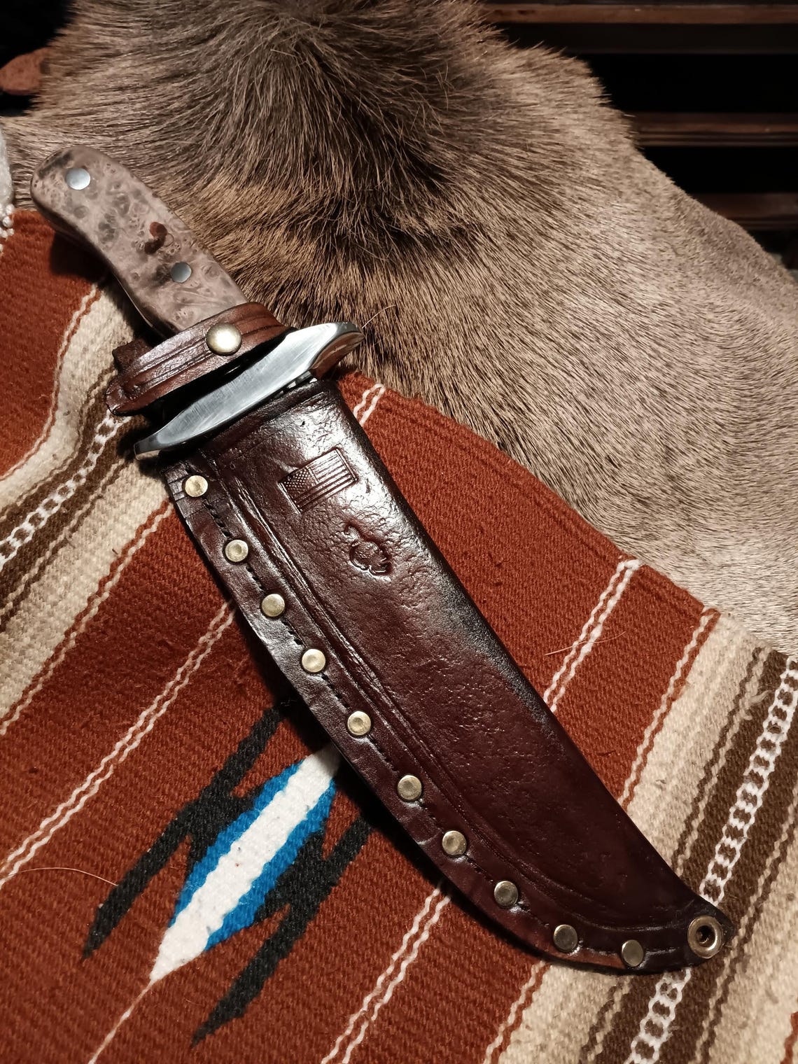 Forged Large Rasp Bowie Knife - Etsy