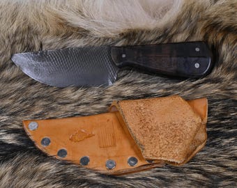 Forged Rasp EDC Skinning Knife V2