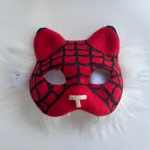 SpiderMan cat mask