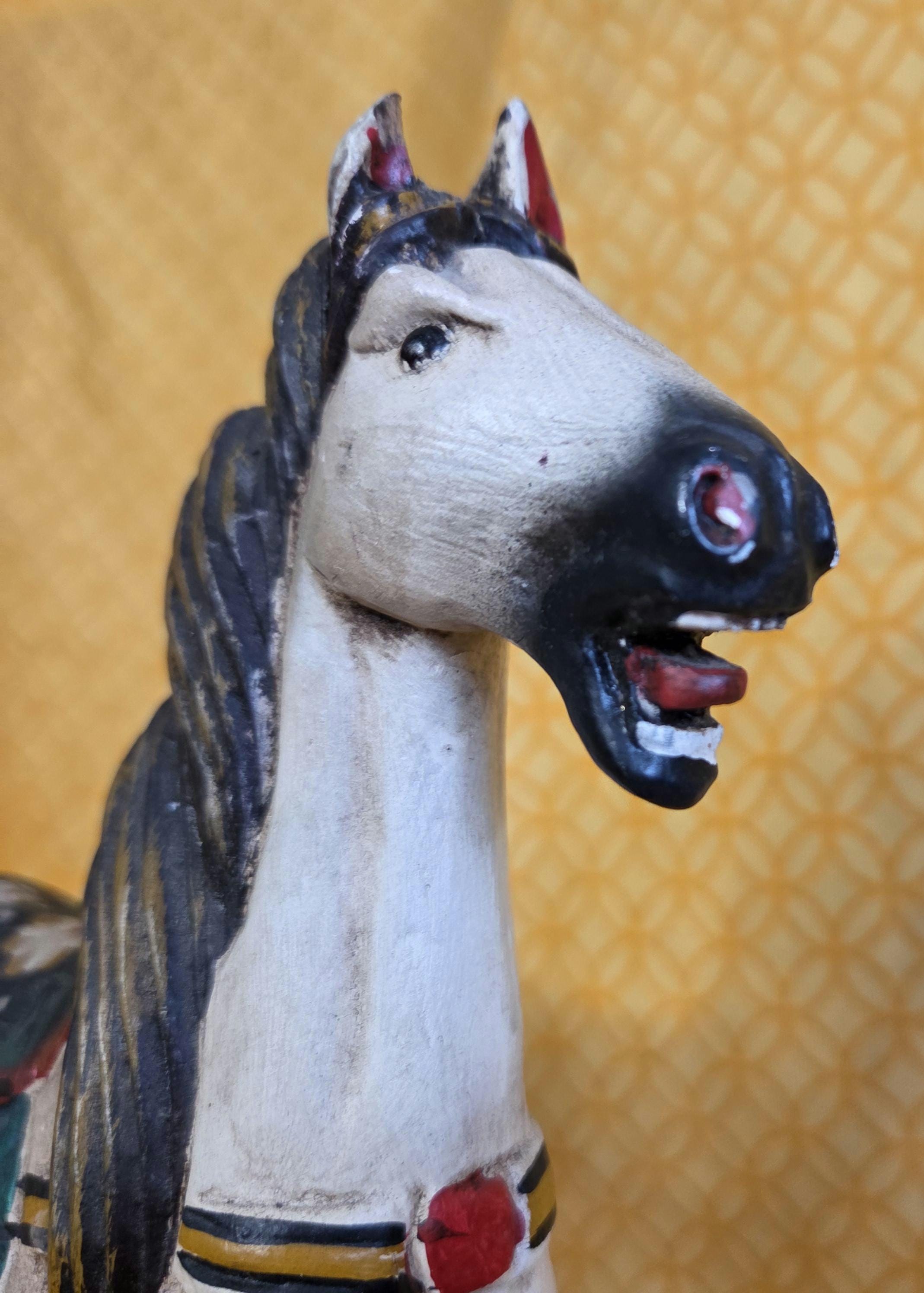 Early 1900s Pair of Antique Cloisonné Horses