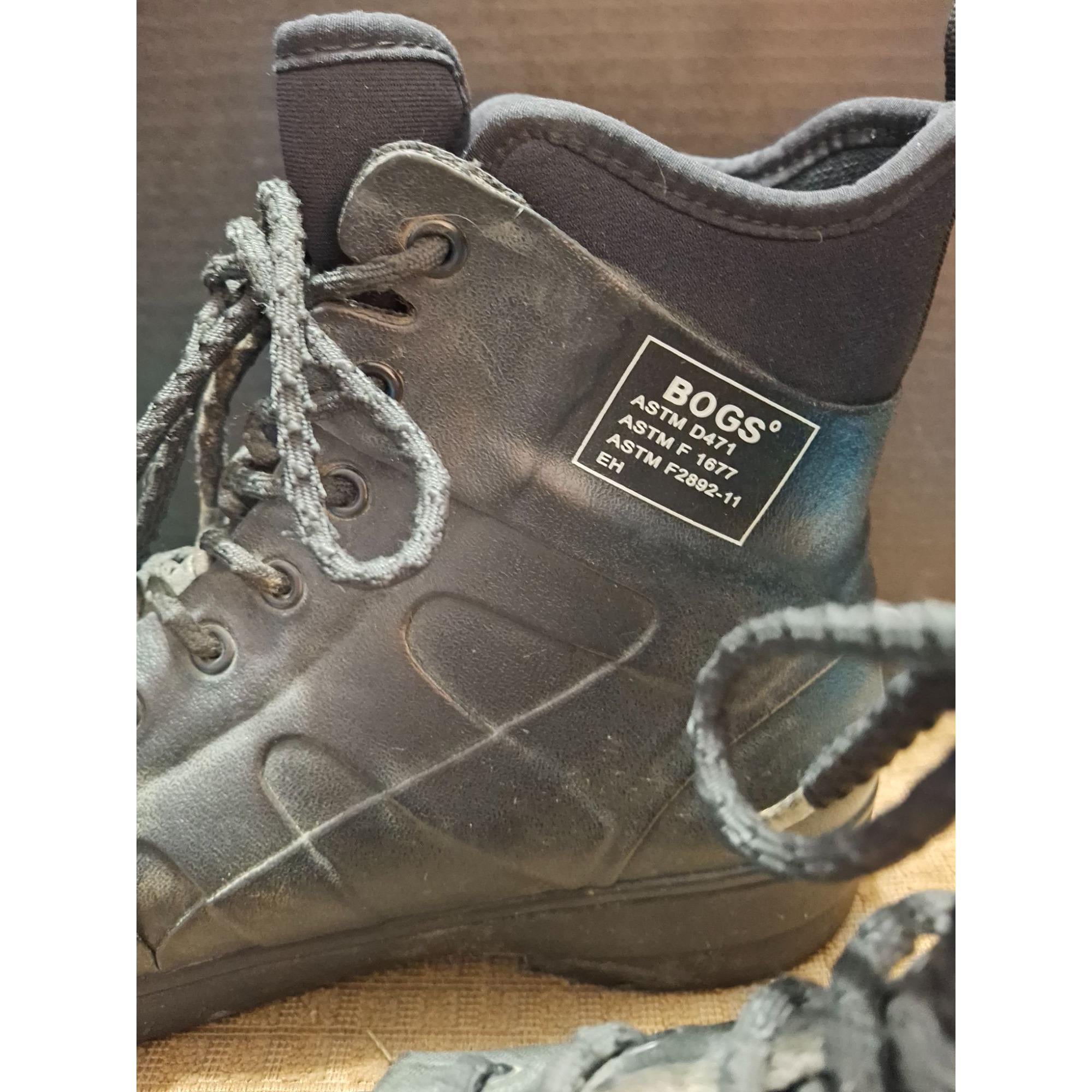 Bogs Mens Turf Stomper Size 13 Black Work Boots Amazon.com | Bogs Men main image 2