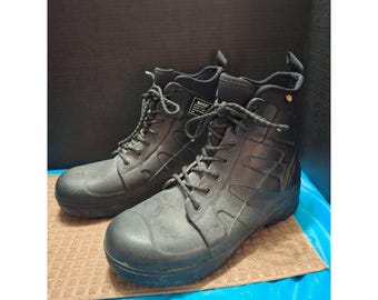 Bogs Herren Turf Stomper Größe 13 Schwarze Arbeitsstiefel