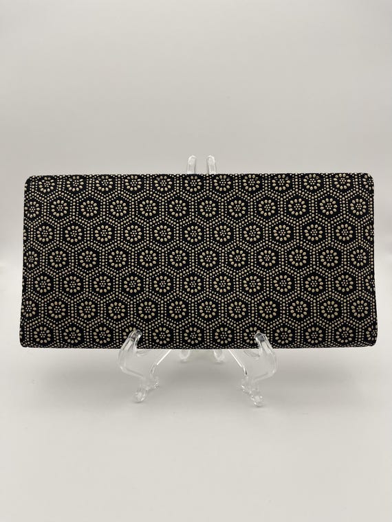 Japanese Koshu Inden Wallet with Hexagonal Motif … - image 1
