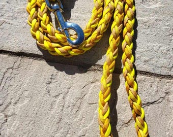 4 Feet Paracord-hondenriem geel