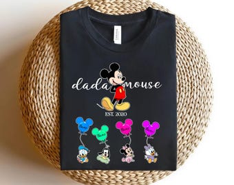Disney Mickey Dada Mouse Shirt, Disney Shirt, Disney Dad Shirt, Custom Disney Fathers Day Shirt, Disney Daddy Shirt SLUR24