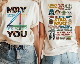 Camiseta Darth Vader Stormtrooper May The Fourth Be With You, Camiseta Disney Star Wars, Camiseta May Be The 4th, Camiseta Star Wars AYCD06