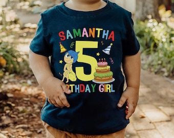 Inside Out Birthday Girl Shirt, Custom Birthday Girl Shirt, Inside Out Characters, Disney Birthday Party, Birthday Girl Trip Shirt UNYE01-09